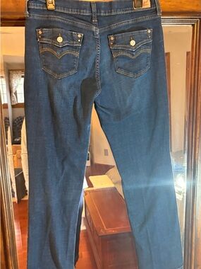 Levi’s Dark Blue Women's Straight-Leg Jeans Size 12